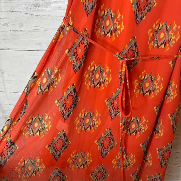 Ezra NWT tribal print maxi dress - Picture 3 of 9